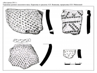 Образцы керамики эпохи бронзы и РЖВ